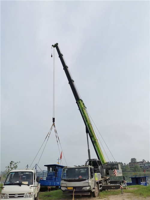 呼和浩特市桥梁建设吊装案例